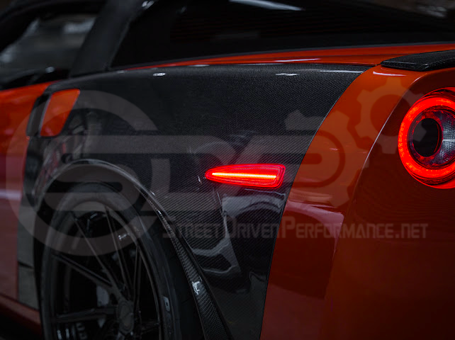 2005-2013 Chevrolet Corvette C6 | Amber Light LED Side Fender Markers Pair (Front and / or Rear) {Clear, Amber, Red, or Smoke Lenses}