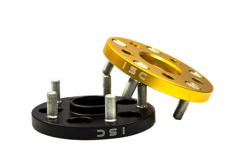 ISC Suspension Nissan 5x114.3 Hub Centric (66 Hub Bore) Wheel Spacers 25mm Black (Pair)