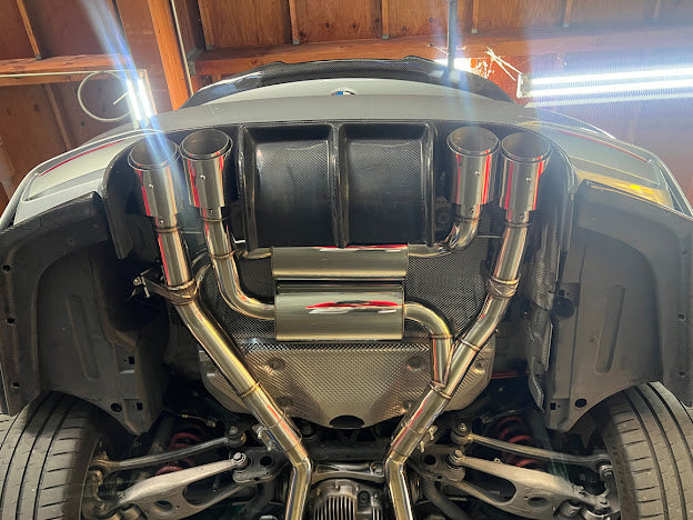 2015-2020 BMW F80 M3 F82 / F83 M4 | 2.5" PIPING W/ 3.5 " QUAD TIPS AXLE BACK EXHAUST