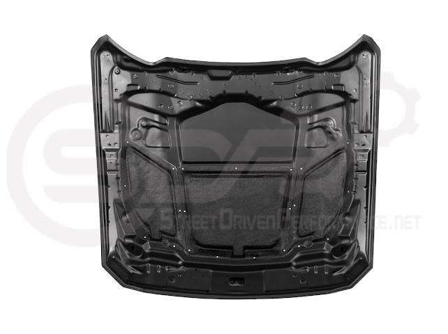 2024-UP FORD MUSTANG | SUPER SNAKE STYLE FRONT VENTED HOOD