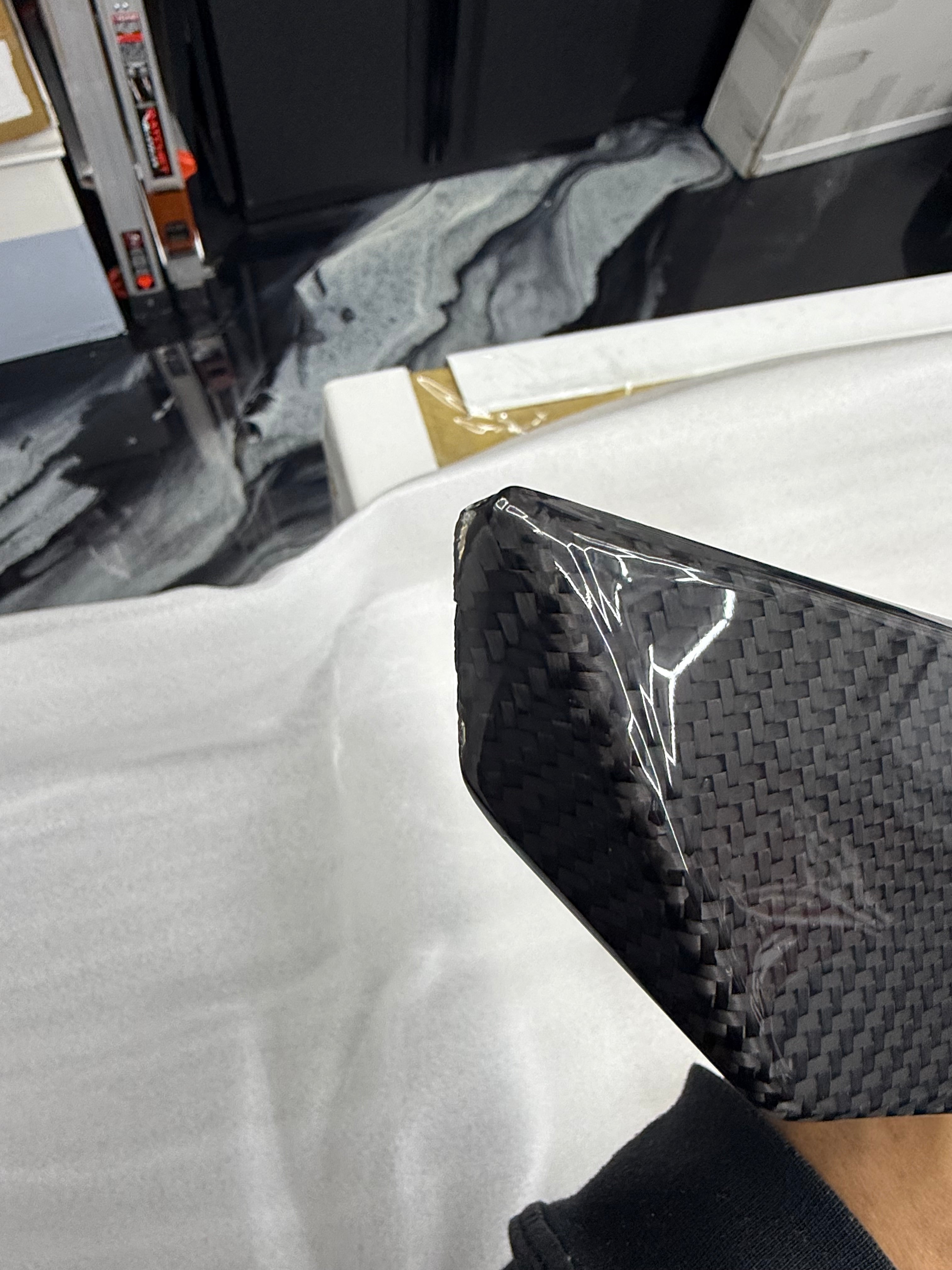 *BLEMISHED-DISCOUNTED* 2019 CHEVROLET CORVETTE C7 ZR1 CARBON FIBER REAR LID BASE SPOILER / WING