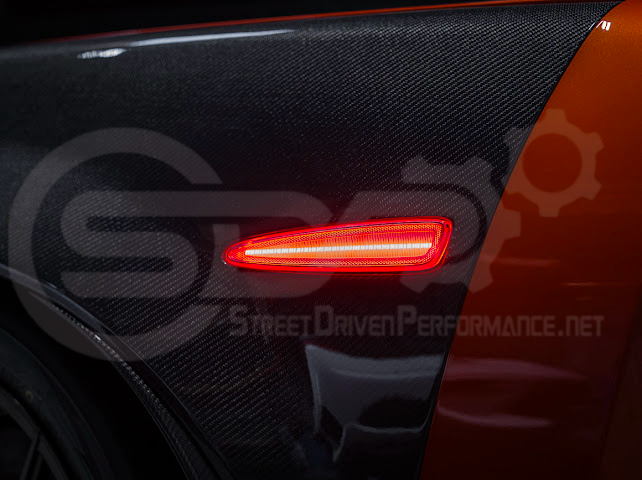 2005-2013 Chevrolet Corvette C6 | Amber Light LED Side Fender Markers Pair (Front and / or Rear) {Clear, Amber, Red, or Smoke Lenses}
