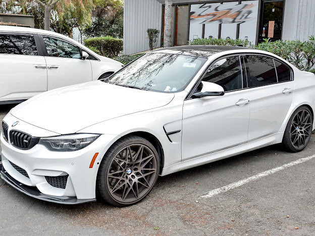 2015-2020 BMW F80 M3 & F82 / F83 M4 | SDP PERFORMANCE STYLE CARBON FIBER Front Bumper Lower Lip Splitter Ground Effects