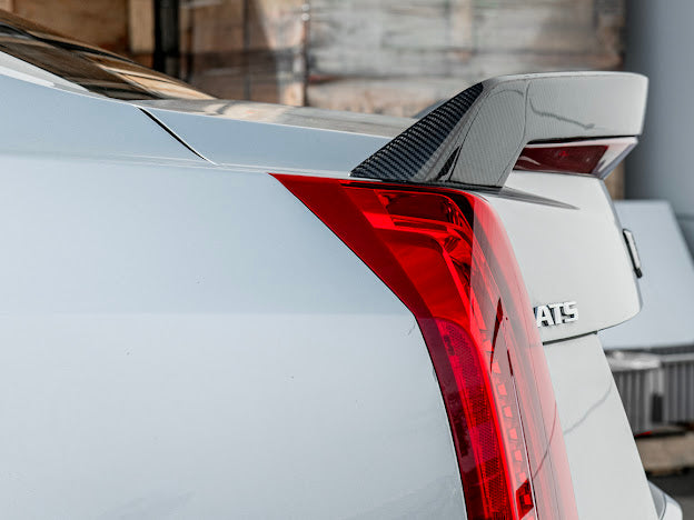 2016 - 2019 Cadillac ATS-V Sedan | Carbon Fiber SDP Style Rear Trunk Lid Spoiler Wing