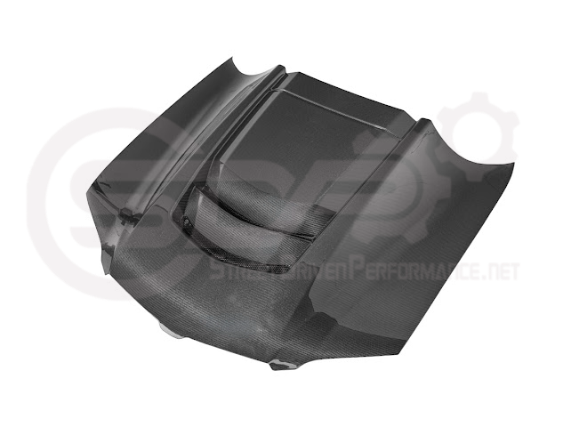 2008-2009 PONTIAC G8 CARBON FIBER ZR1 STYLE FRONT VENTED COWL HOOD