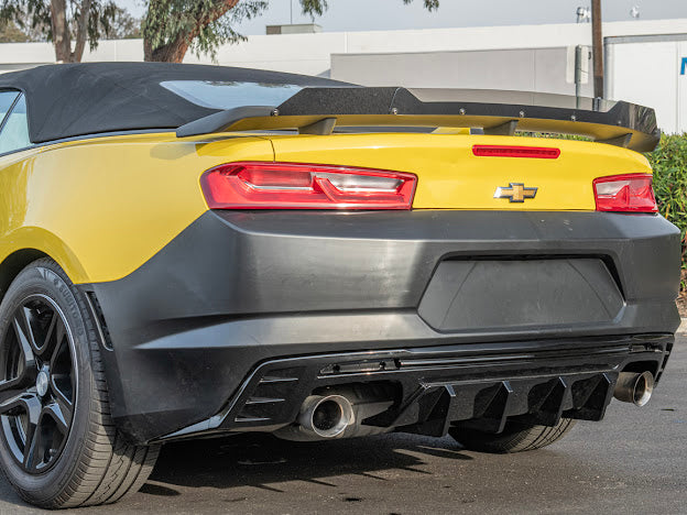 2010-2013 5TH GEN CAMARO GM FLUSH MOUNT WING SMOKE TINTED WICKERBILL