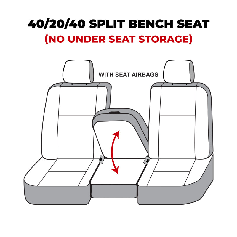 Covercraft 11-16 Dodge Ram Polycotton SeatSaver Custom Front Row Seat Covers - Charcoal