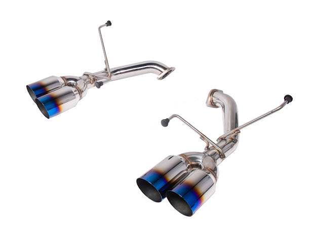 2022-UP SUBARU WRX | AXLE BACK MUFFLER DELETE DOUBLE WALL 4" QUAD TIPS EXHAUST (CHROME OR BURNT BLUE TIPS)