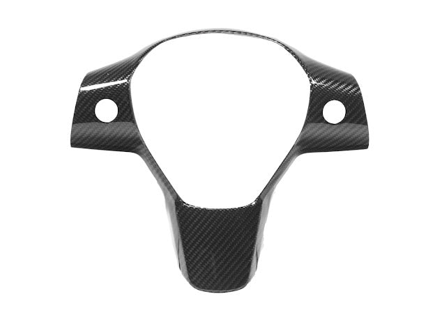 2020-UP TESLA MODEL 3 & Y CARBON FIBER INTERIOR STEERING WHEEL TRIM / COVER