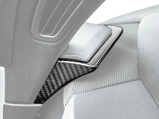 2020+ CHEVROLET CORVETTE C8 CARBON FIBER UPPER DASH PAD TRIM COVER KIT