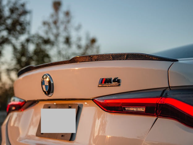 2021-UP BMW G82 / G83 M4 | M-PERFORMANCE STYLE CARBON FIBER REAR TRUNK SPOILER WING