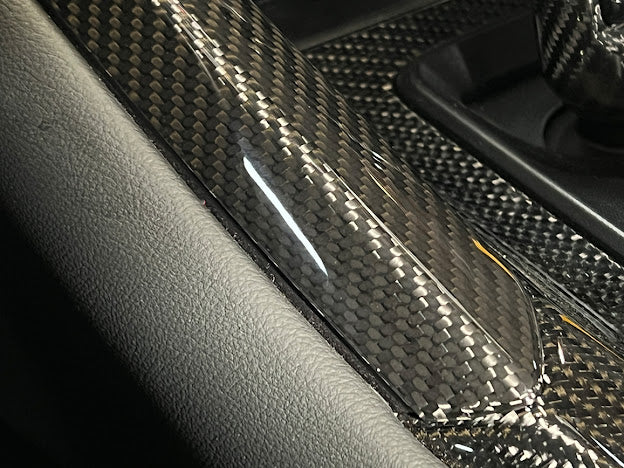 2020-Up Toyota GR Supra A90 A91 |Factory Style CARBON FIBER Center Console Side Panel Gear Shift