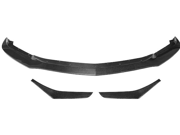 2020-2024 CADILLAC CT5-V & CT5 SPORT | BLACKWING PACKAGE CARBON FIBER FRONT LIP SPLITTER CANARDS