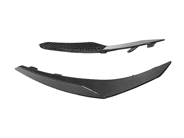 2023+ CHEVROLET CORVETTE C8 Z06 & E-RAY | Z07 PERFORMANCE PACKAGE CARBON FIBER LIP SPLITTER GROUND EFFECTS WITH CANARDS