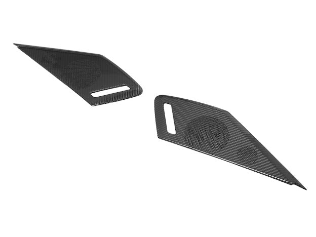 2020+ CORVETTE C8 CARBON FIBER INTERIOR DOOR SPEAKER COVER