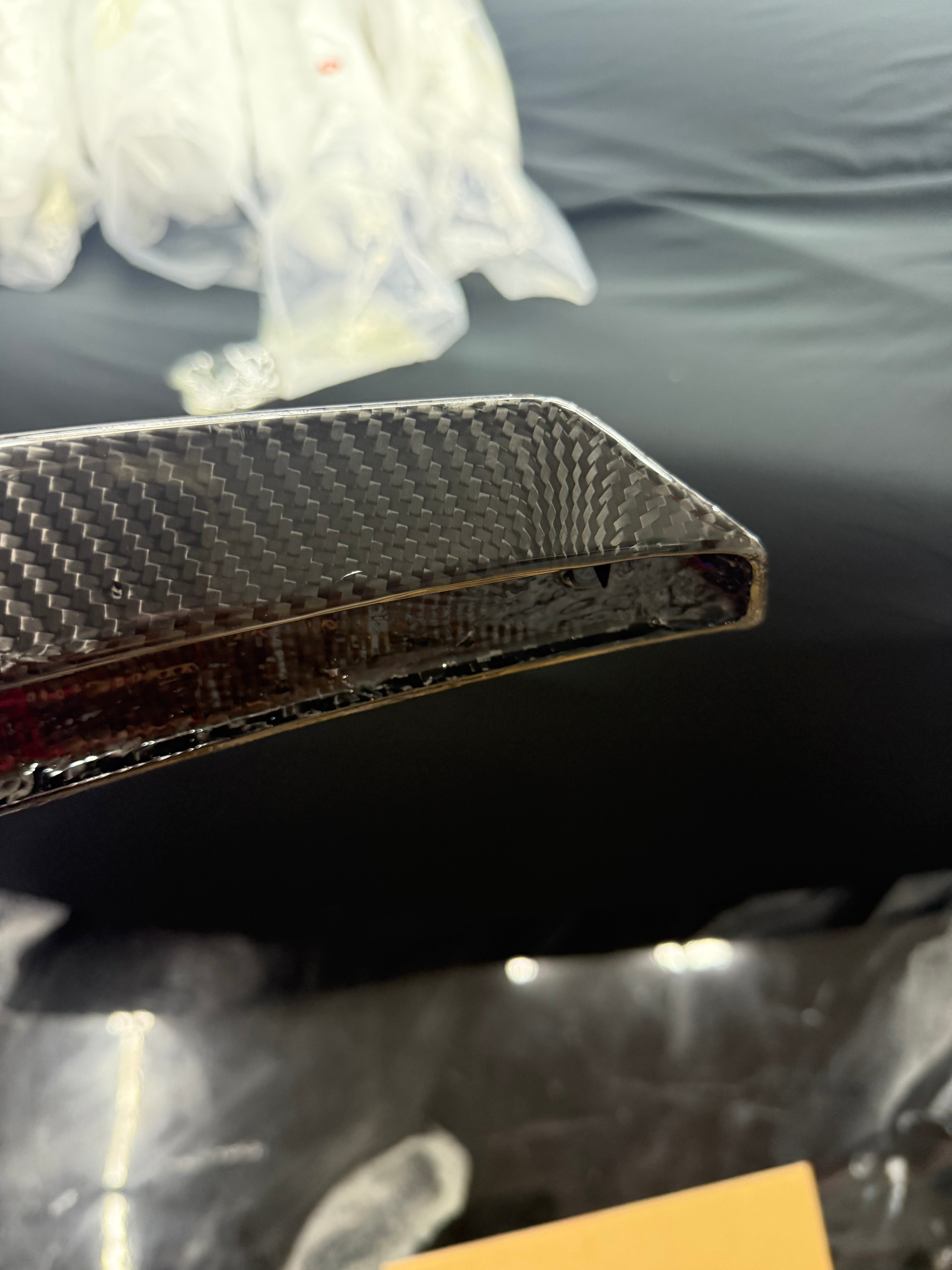 *USED- BLEMISHED* 2019 CHEVROLET CORVETTE C7 ZR1 CARBON FIBER REAR LID BASE SPOILER WING