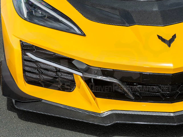2023+ CHEVROLET CORVETTE C8 Z06 | CARBON FIBER SEQUENTIAL LED DRL LIGHT BAR BEZEL INSERT