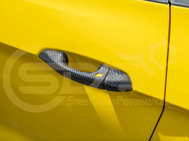 2015-2023 FORD MUSTANG S550 | CARBON FIBER OUTER DOOR HANDLE COVER SET PAIR