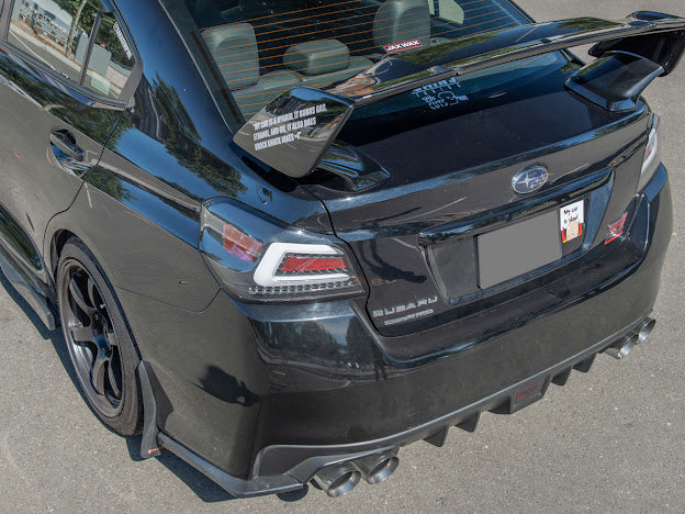 2015-2021 SUBARU WRX / STI | SDP TRACK PACKAGE REAR GURNEY FLAP SPOILER WING EXTENSION