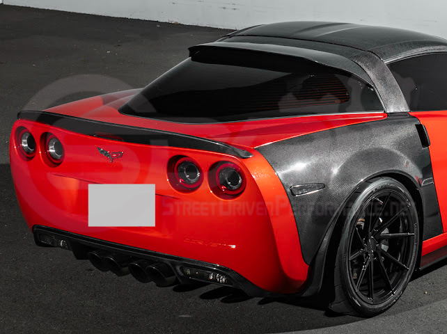 2005-2013 CHEVROLET CORVETTE C6 | SDP PERFORMANCE CARBON FIBER REAR ROOF WING LID SPOILER