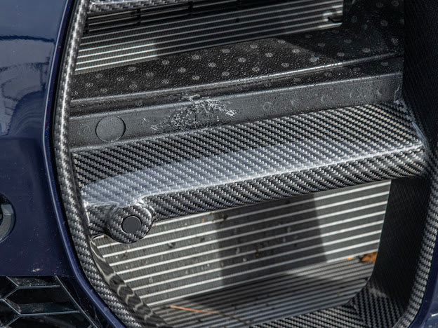 2021-UP BMW G80 M3 & G82 / G83 M4 | VORSTEINER STYLE CARBON FIBER FRONT KIDNEY GRILLE TRIM SURROUNDING INSERT (PAIR)