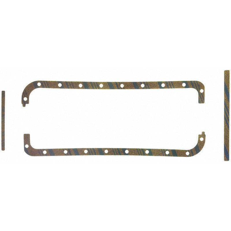 Fel-Pro OS 10040 C Engine Oil Pan Gasket Set Blue Stripe cork-rubber