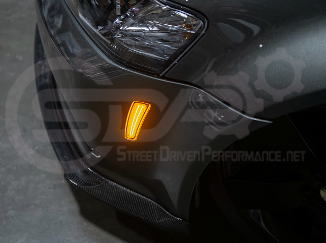 2008-2009 Pontiac G8 | Front Clear / Amber / or Smoke Lens Amber Light LED Side Markers Pair