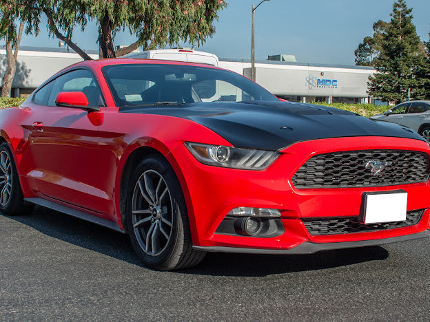 2015-23 FORD MUSTANG S550 | GT500 STYLE FRONT AIR VENTED HOOD