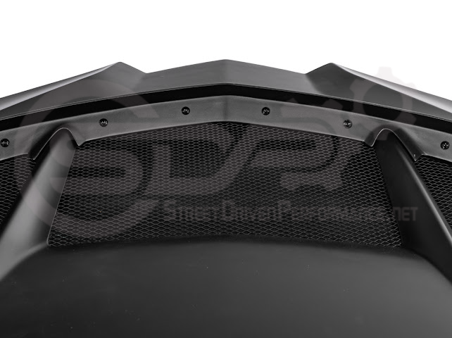 2020-PRESENT CHEVROLET CORVETTE C8 | ZR1 REPLICA STYLE  MATTE BLACK FRONT VENTED HOOD
