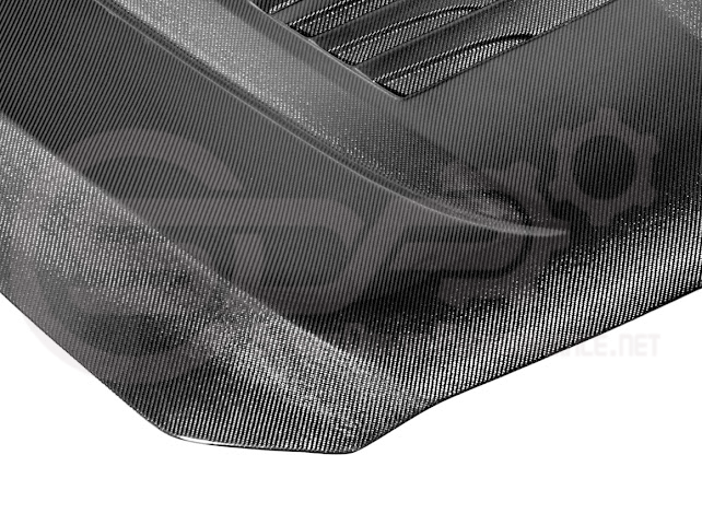 2020-Up Cadillac CT5 / CT5-V / CT5-V Blackwing | “CTS-V, V3” Style CARBON FIBER Front Vented Hood