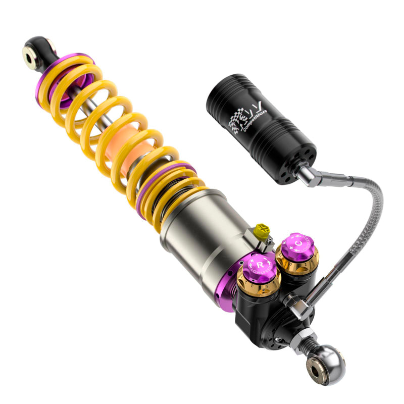 KW Porsche Carrera GT HLS & V5 Coilover Kit w/ Black Springs