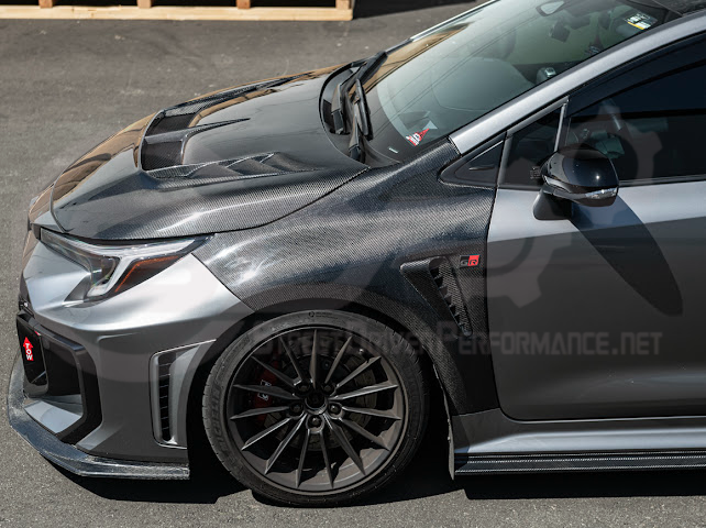 2023-UP TOYOTA GR COROLLA | JDM VRS STYLE FRONT AIR VENTED HOOD