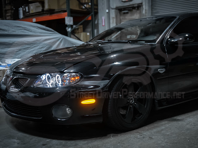 2004-2006 Pontiac GTO | Front Clear / Red / or Black Lens Amber Light LED Side Markers Pair