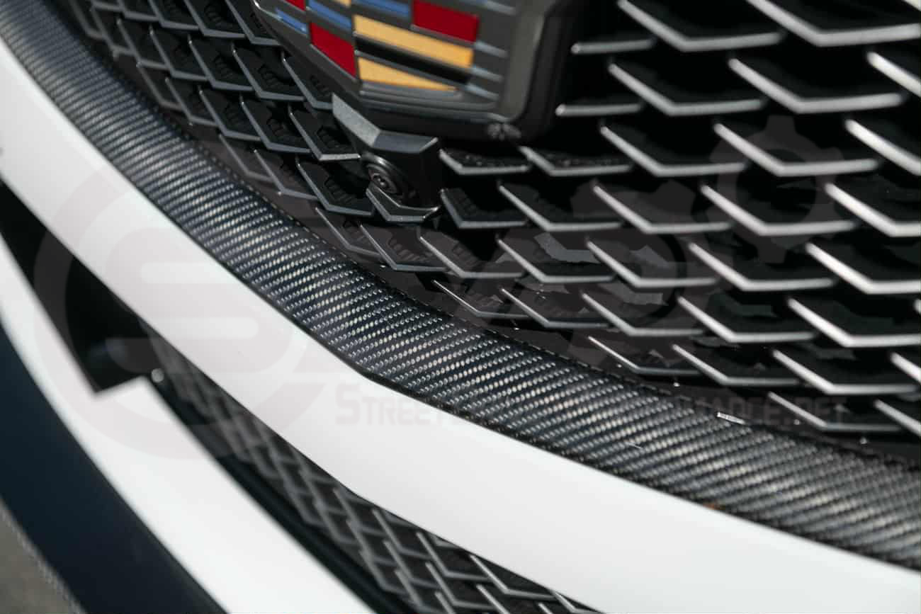 2022-2024 Cadillac CT5-V Blackwing | Factory Style Carbon Fiber Front Bumper Grille Insert Trim Surrounding Replacement (Upper and/or Lower)