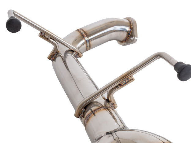 2015-2021 SUBARU WRX / STI | AXLE BACK EXHAUST 4 INCH QUAD BURNT BLUE TIPS