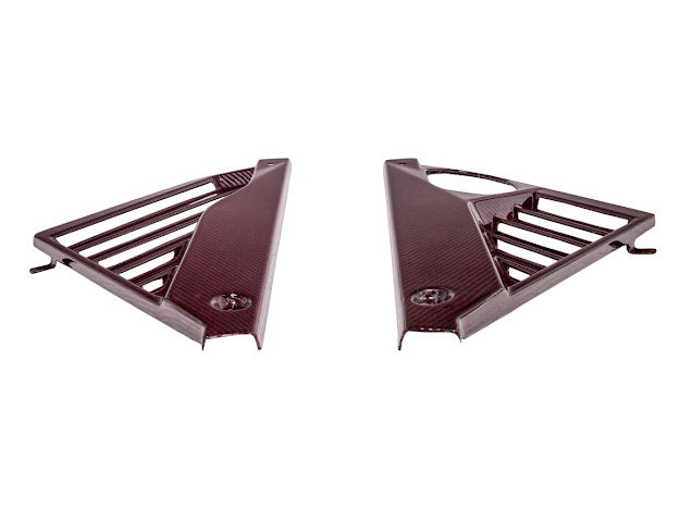 2023-Up Corvette C8 Z06 Coupe | RED CARBON FIBER Engine & Bay Panel Cover