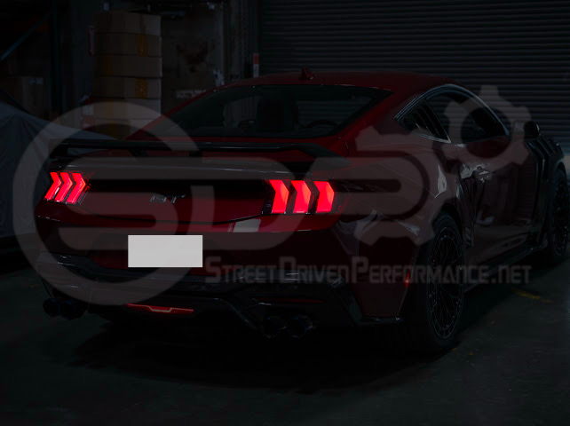 2024-Up Ford Mustang S650 | EURO Style Sequential Signal LED Clear Lenses Rear Taillights Pair