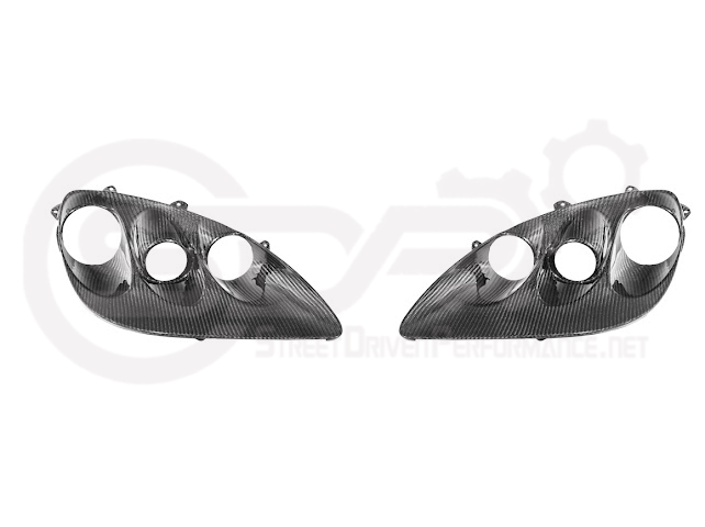 2005-2013 CHEVROLET CORVETTE C6 | FACTORY OEM STYLE CARBON FIBER  HEADLIGHTS HOUSING REPLACEMENT