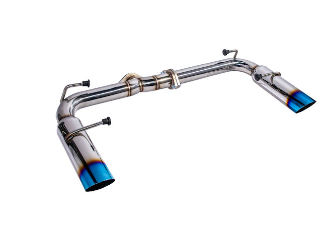 2022-PRESENT TOYOTA GR86 & SUBARU BRZ | MUFFLER DELETE BURNT TIP AXLE BACK EXHAUST (CHROME OR BURNT BLUE TIPS)