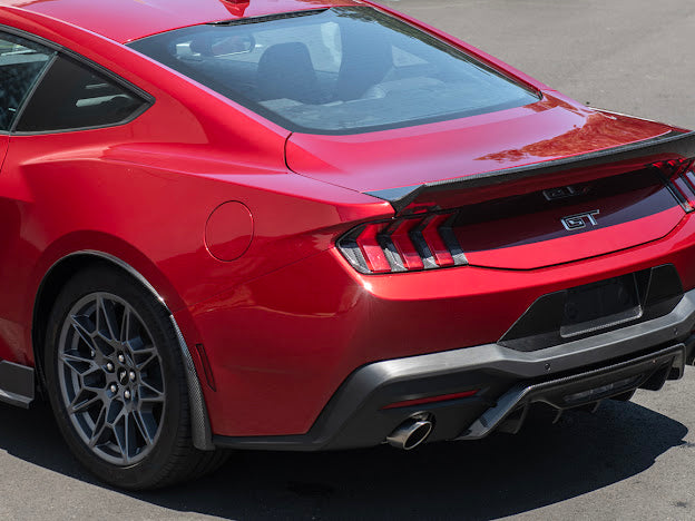 2024-UP FORD MUSTANG S650 | CARBON FIBER REAR TRUNK DUCKTAIL INTEGRATED WING SPOILER MODULE