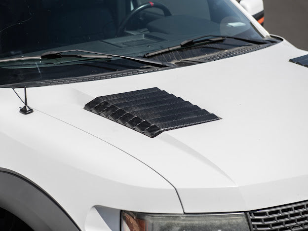 2009-2014 Ford F-150 Raptor SVT |SDP Performance Package Carbon Fiber Hood Vents Replacement