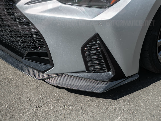 2021-UP LEXUS IS300, IS350, IS500 | JDM NOVEL STYLE CARBON FIBER FRONT BUMPER LIP SPLITTER GROUND EFFECTS