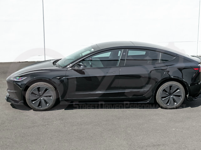 2024-UP TESLA MODEL 3 SIDE SKIRTS ROCKER PANEL GROUND EFFECTS PAIR