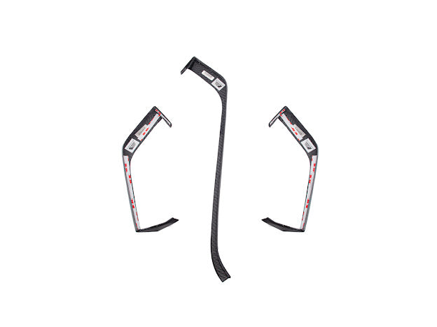 2020+ CHEVROLET CORVETTE C8 CARBON FIBER UPPER DASH PAD TRIM COVER KIT