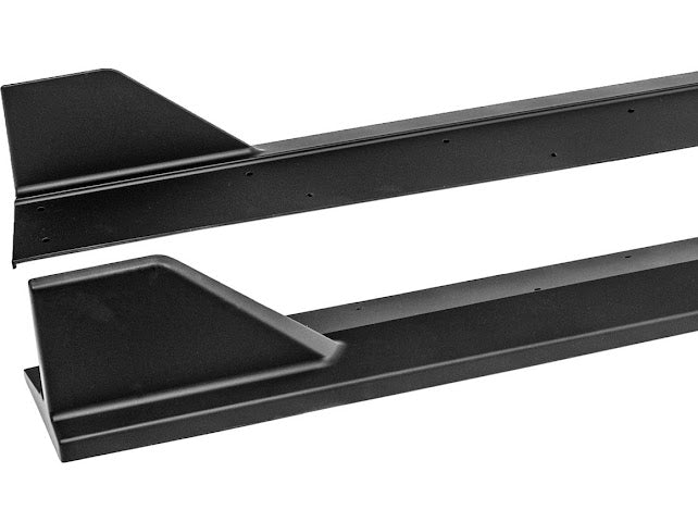 2024-UP FORD MUSTANG S650 | GT350R PERFORMANCE STYLE CARBON FIBER SIDE SKIRTS EXTENSION ROCKER PANELS GROUND EFFECTS