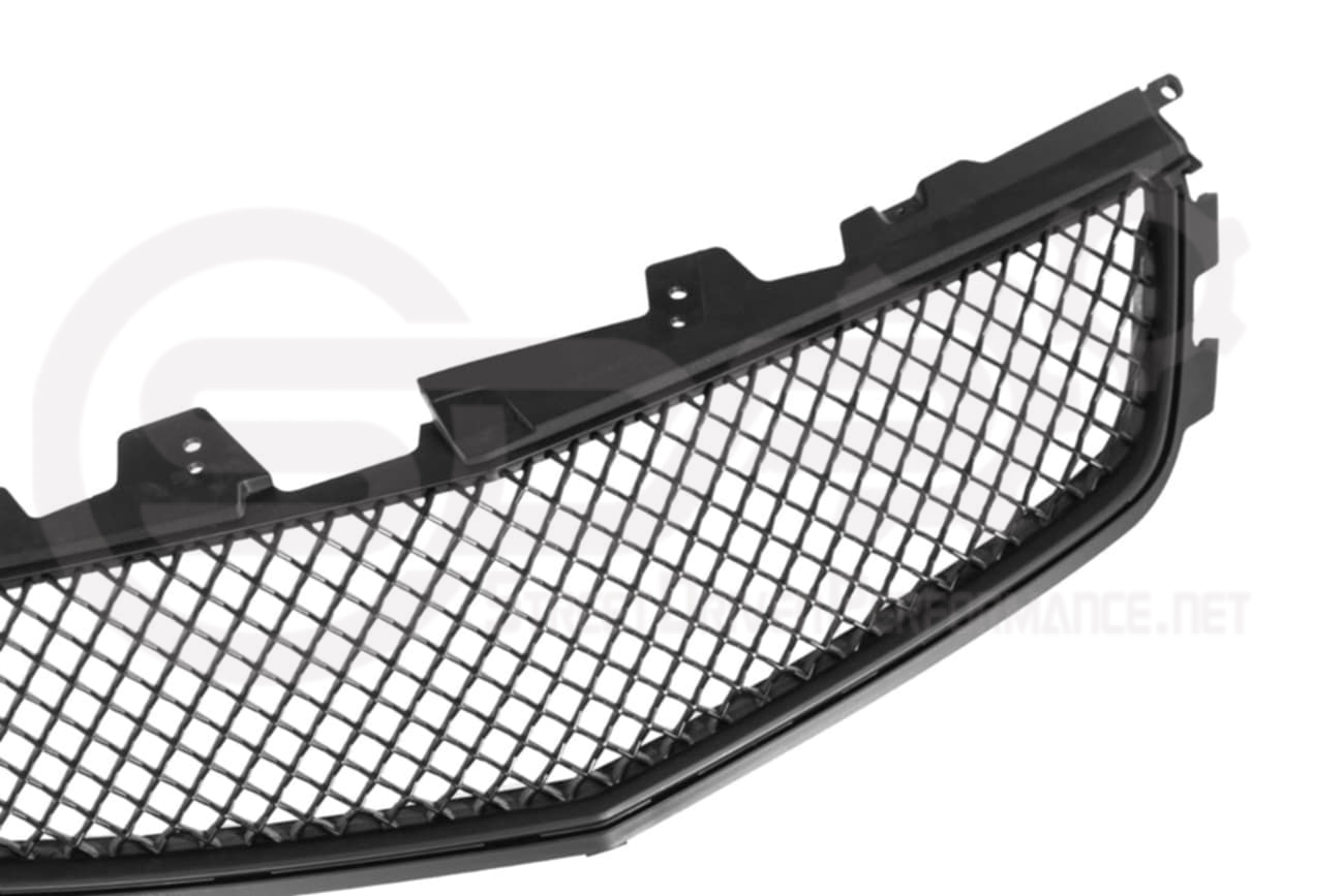 2009-2015 CTS-V V2 -  Black front grilles set (blank no emblem)