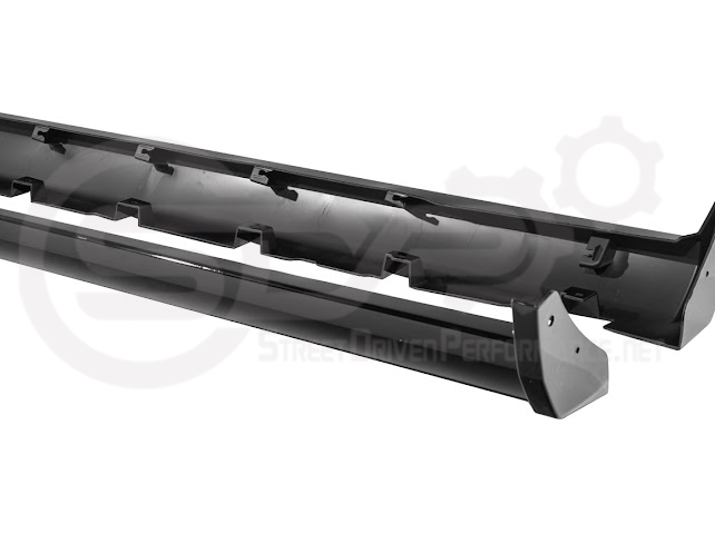 2010-2014 FORD S197 MUSTANG | GT500 STYLE SIDE SKIRTS EXTENSION PAIR ROCKER PANELS GROUND EFFECTS