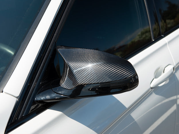 2015-2020 BMW F80 M3 & F82 / F83 M4 | CLUB SPORT STYLE CARBON FIBER MIRROR CAP COVERS (PAIR)