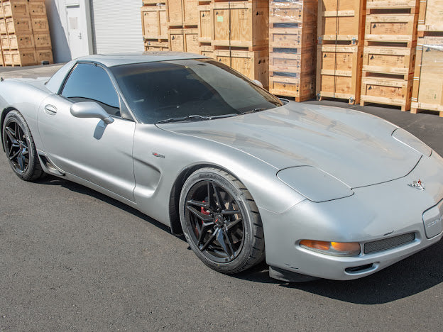 1997-2004 CHEVROLET CORVETTE C5 FRONT AND REAR EXTENDED SPLASH GUARDS / MUD FLAPS