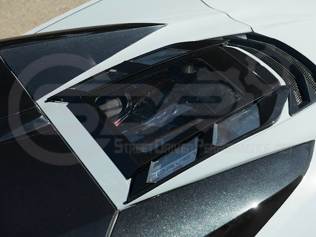 2020-UP CORVETTE C8 CONVERTIBLE | REAR HATCH UPPER HTC TONNEAU WINDOW INSERTS